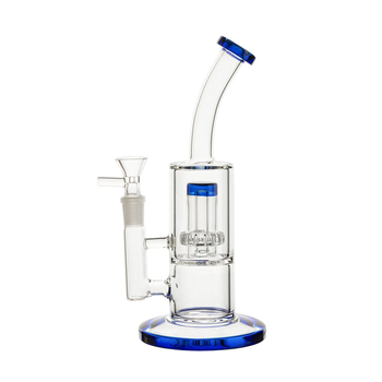 Бонг Bubbler Drum blue - Бонги - Бонги стеклянные - Бонги средние (20-50 см) - Магазин домашних увлечений homehobbyshop.ru