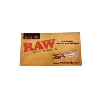 Мундштук RAW Glass Tips Round - Бренд RAW - Магазин домашних увлечений homehobbyshop.ru