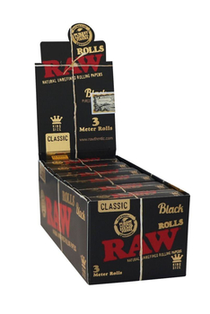 Рулон RAW Black Classic Rolls King Size 3m - Бренд RAW - Магазин домашних увлечений homehobbyshop.ru