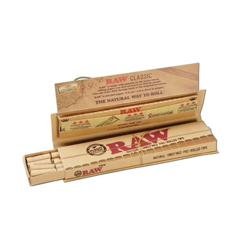 Бумажки Raw Connoisseur KS+ prerolled tips - Бренд RAW - Магазин домашних увлечений homehobbyshop.ru