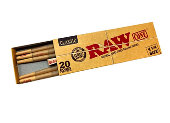 Конусы RAW Classic Prerolled CONE Basic 1 1/4 (20 шт) - Бренд RAW - Магазин домашних увлечений homehobbyshop.ru