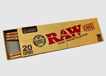 Конусы RAW Classic Prerolled CONE Basic KS (20 шт) - Бренд RAW - Магазин домашних увлечений homehobbyshop.ru